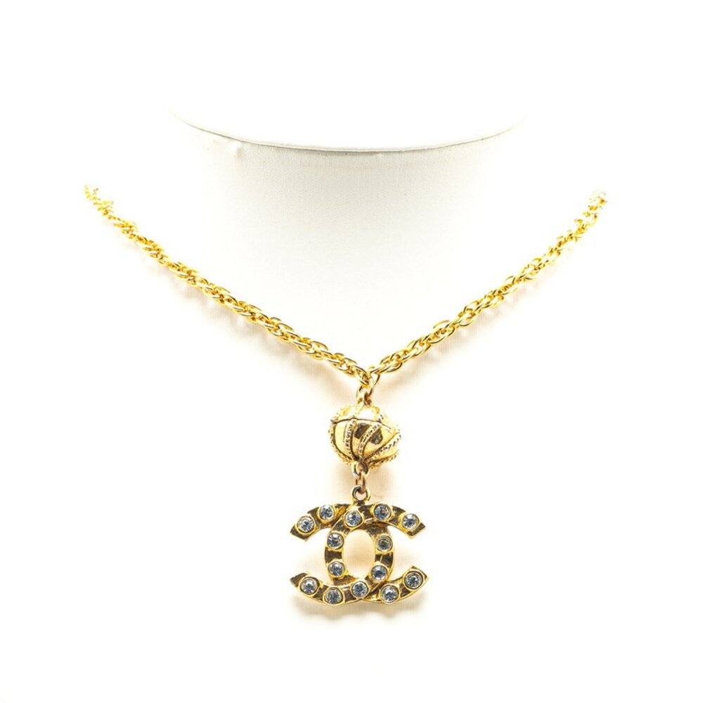 CHANEL Authentic Gold Logo Necklace - Picture 4 of 4